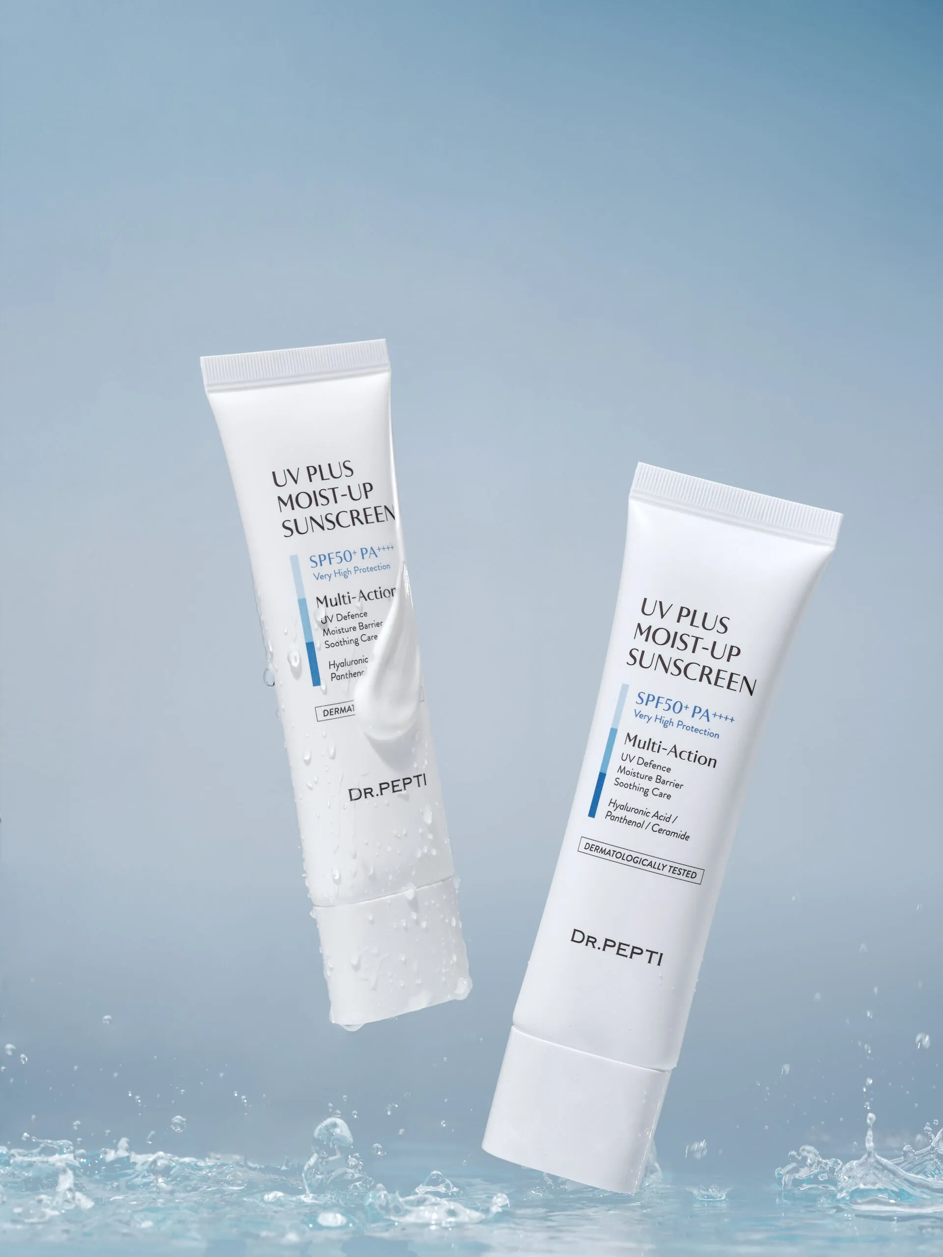 Зволожувальний сонцезахисний крем - DR.PEPTI UV Plus Moist-Up Sunscreen 50ml SPF50+ PA++++ 50 мл