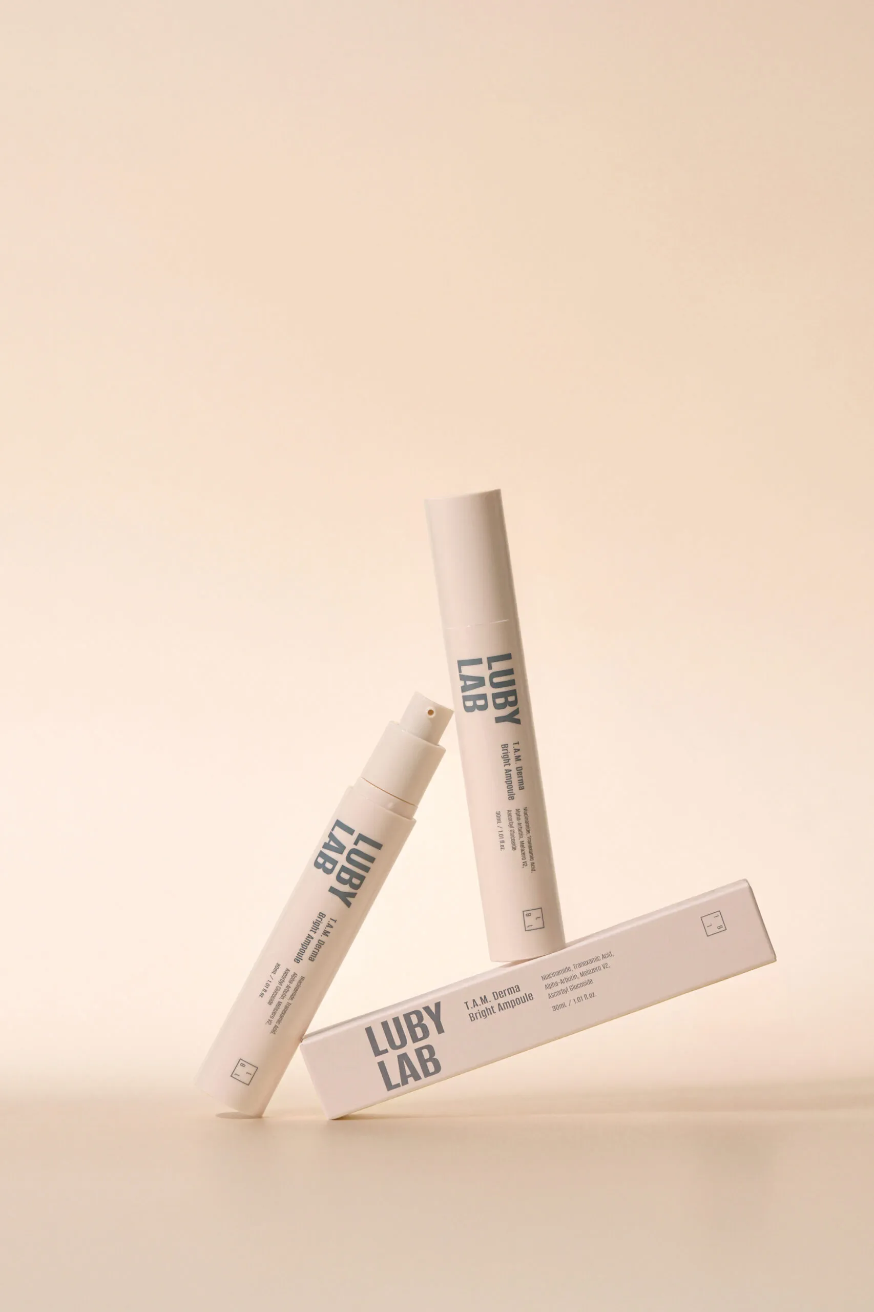 Сироватка для боротьби з нерівним тоном шкіри - LUBYLAB T.A.M Derma Bright Ampoule 30 мл