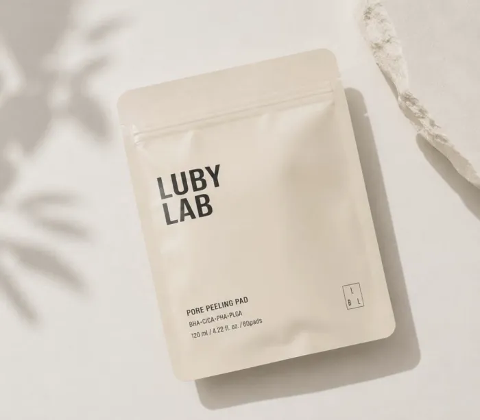 Пілінг-пад для очищення пор шкіри обличчя - LUBYLAB Pore Peeling Pad Refill pack 125 мл / 60 шт рефіл