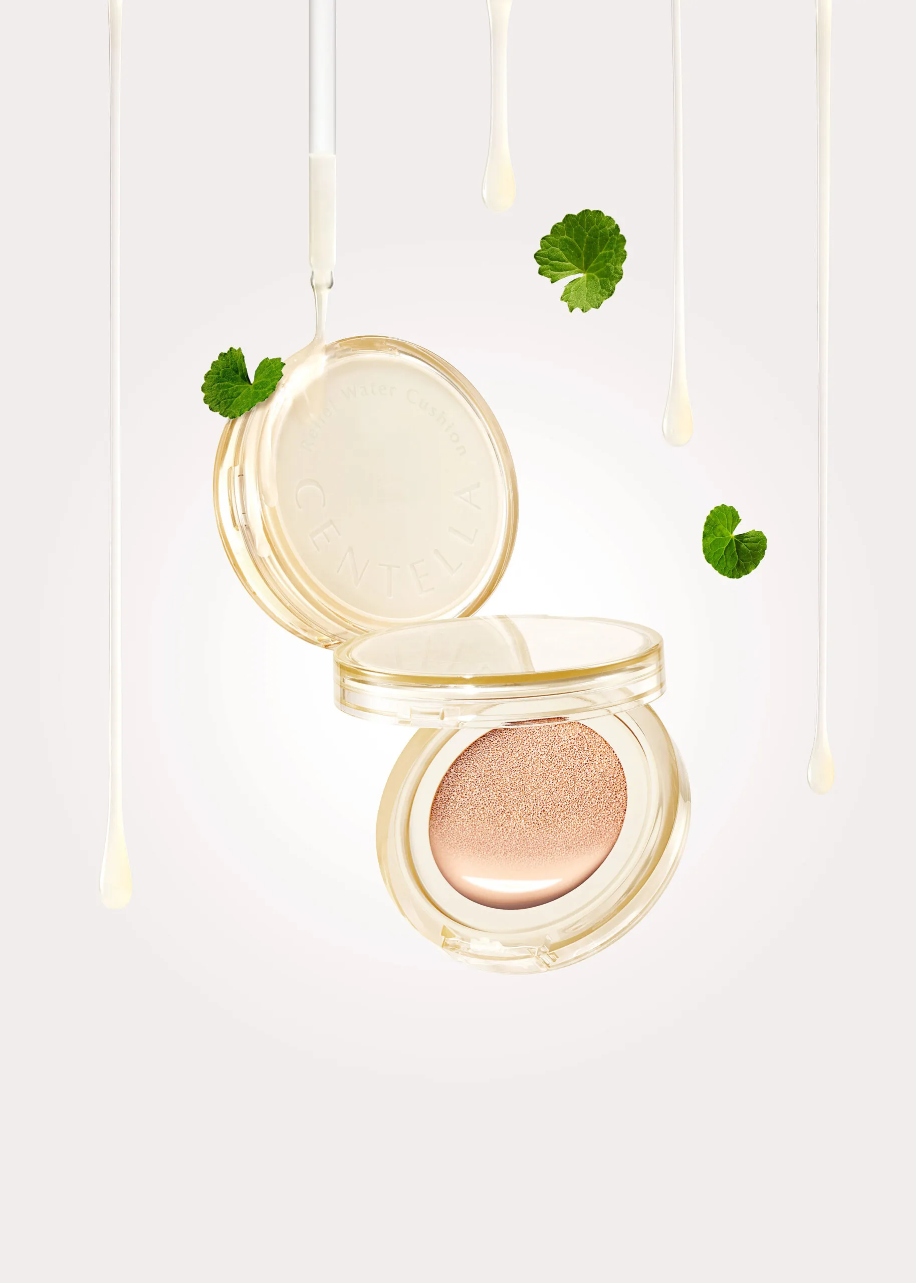 Сонцезахисний кушон із центелою - DR.PEPTI Centella Relief Water Cushion SPF50+ PA++++ 15 г