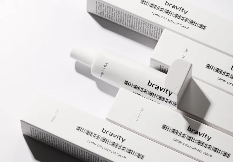 Ущільнюючий та регенеруючий крем для зони навколо очей з ПДРН Bravity Derma Collagen Eye Cream 30ml