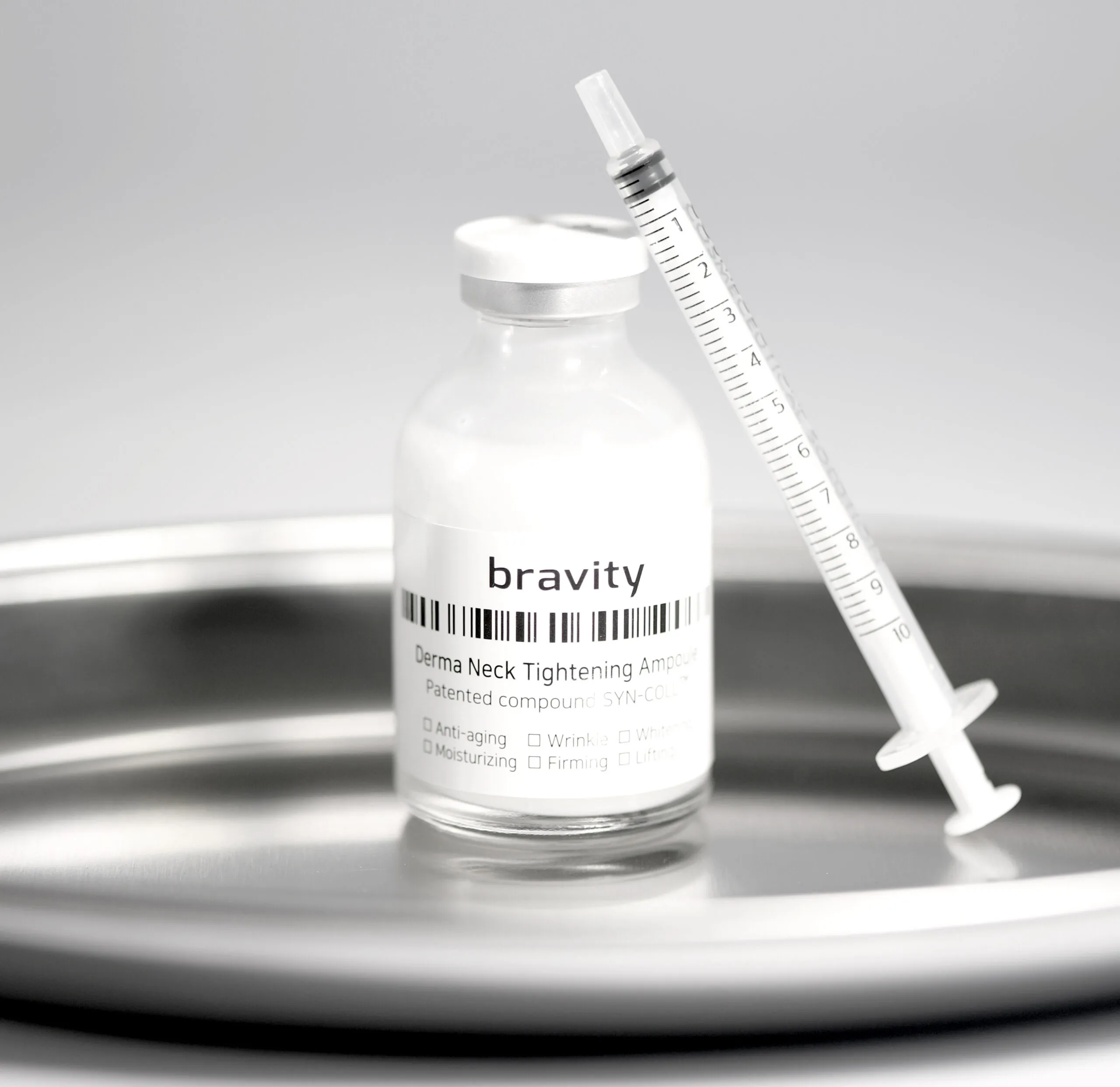 Інтенсивно укріплююча cироватка для шиї та декольте Bravity Derma Tightening Neck Ampoule 30ml