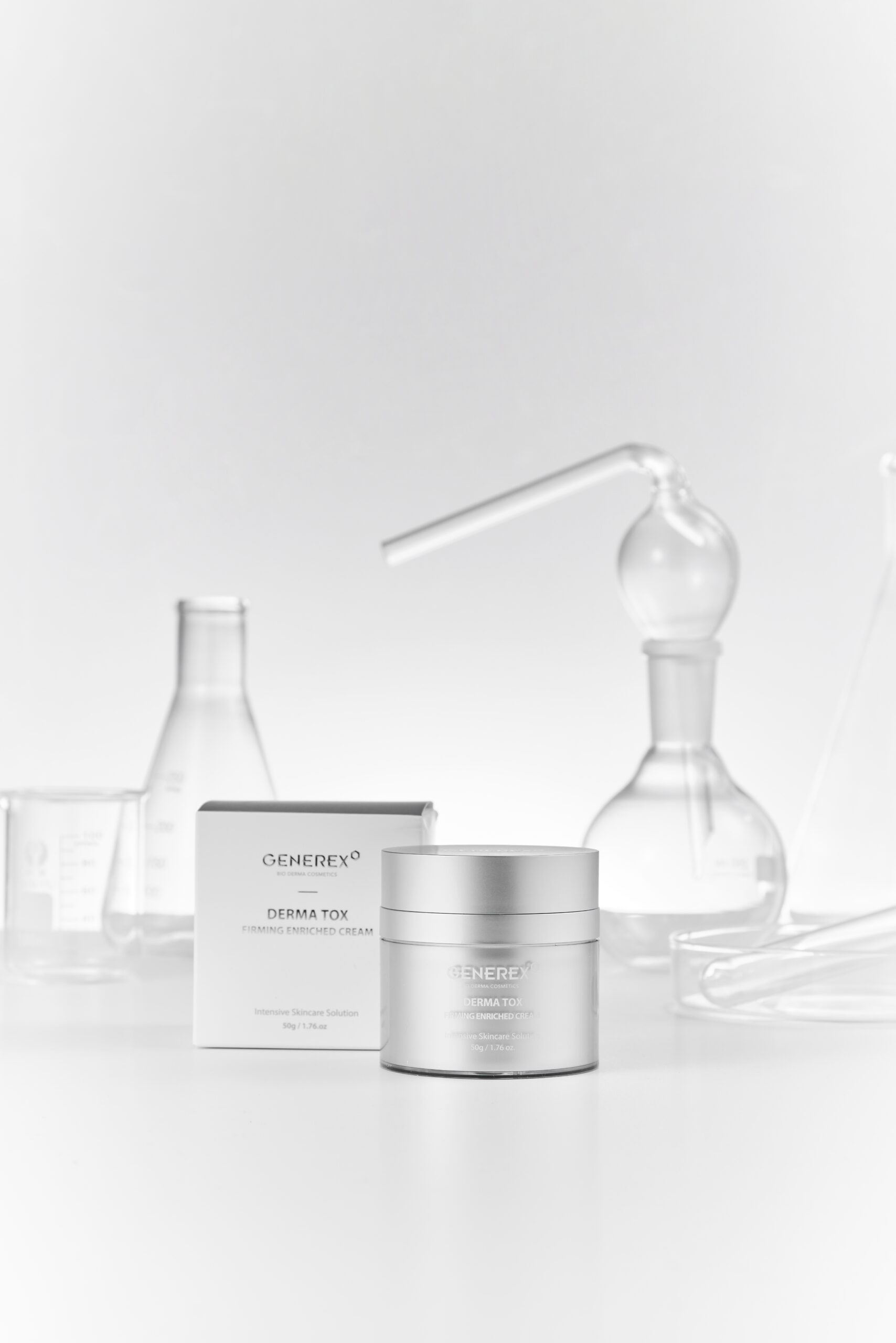 Антивіковий пептидний крем для обличчя - GENEREX Derma Tox Firming Enriched Cream 50 г