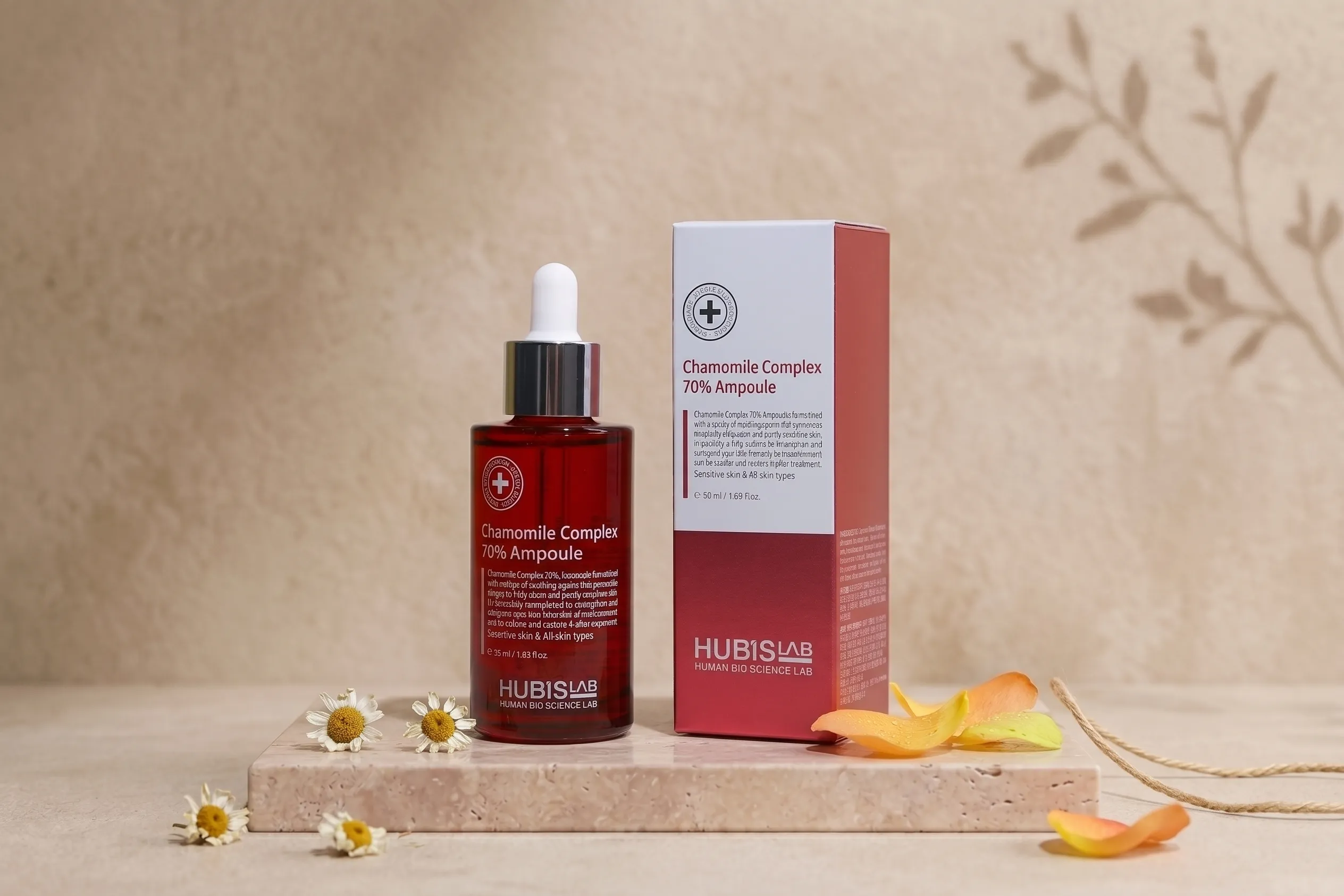 Заспокійлива та відновлююча активна-сироватка Chamomile Complex 70% Ampoule, 50ml