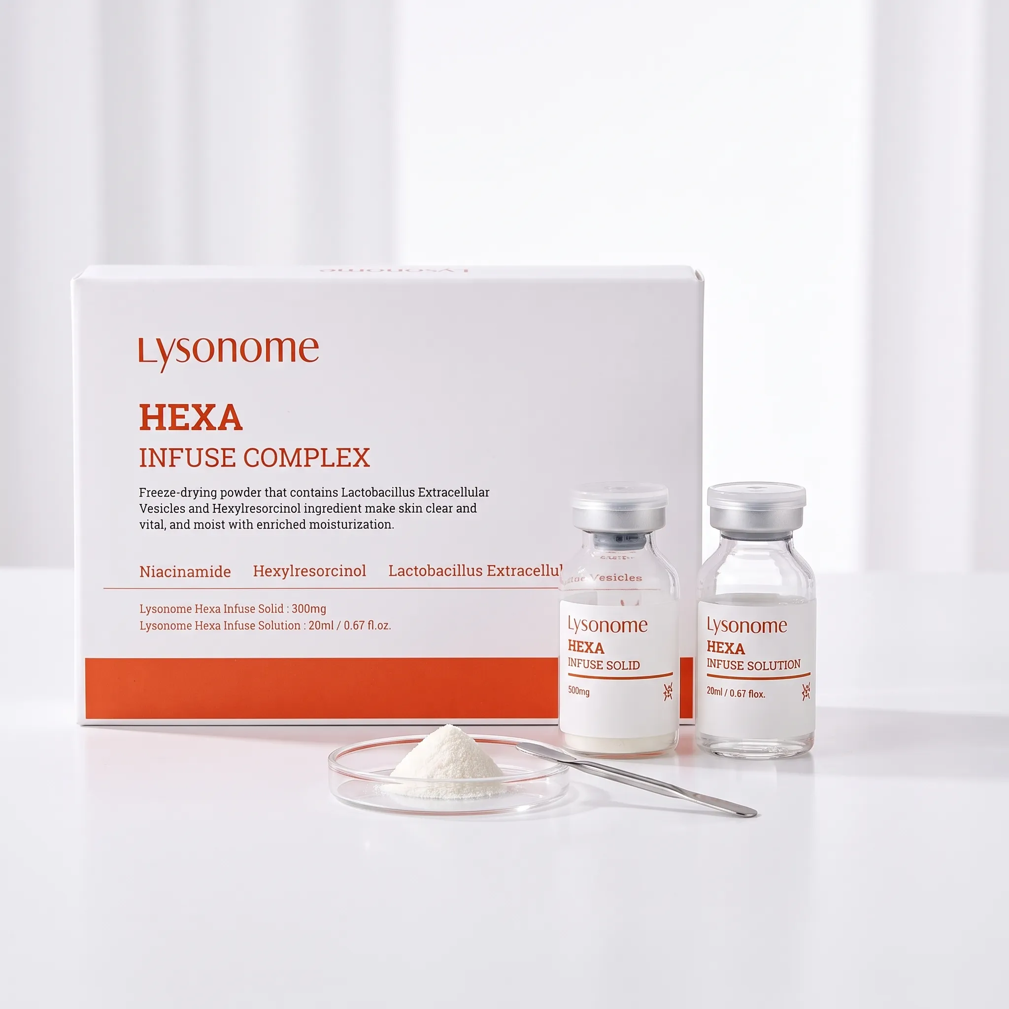 Депігментуюча та освітлююча сироватка-концентрат Hexa Infuse Complex, 300mgx20ml