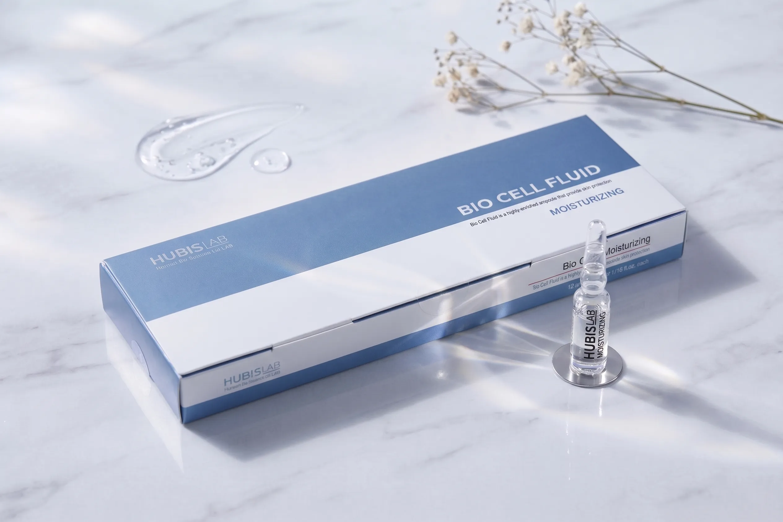 Ампули-концентрат для зволоження шкіри Bio Cell Moisturizing Fluid, 2ml*12