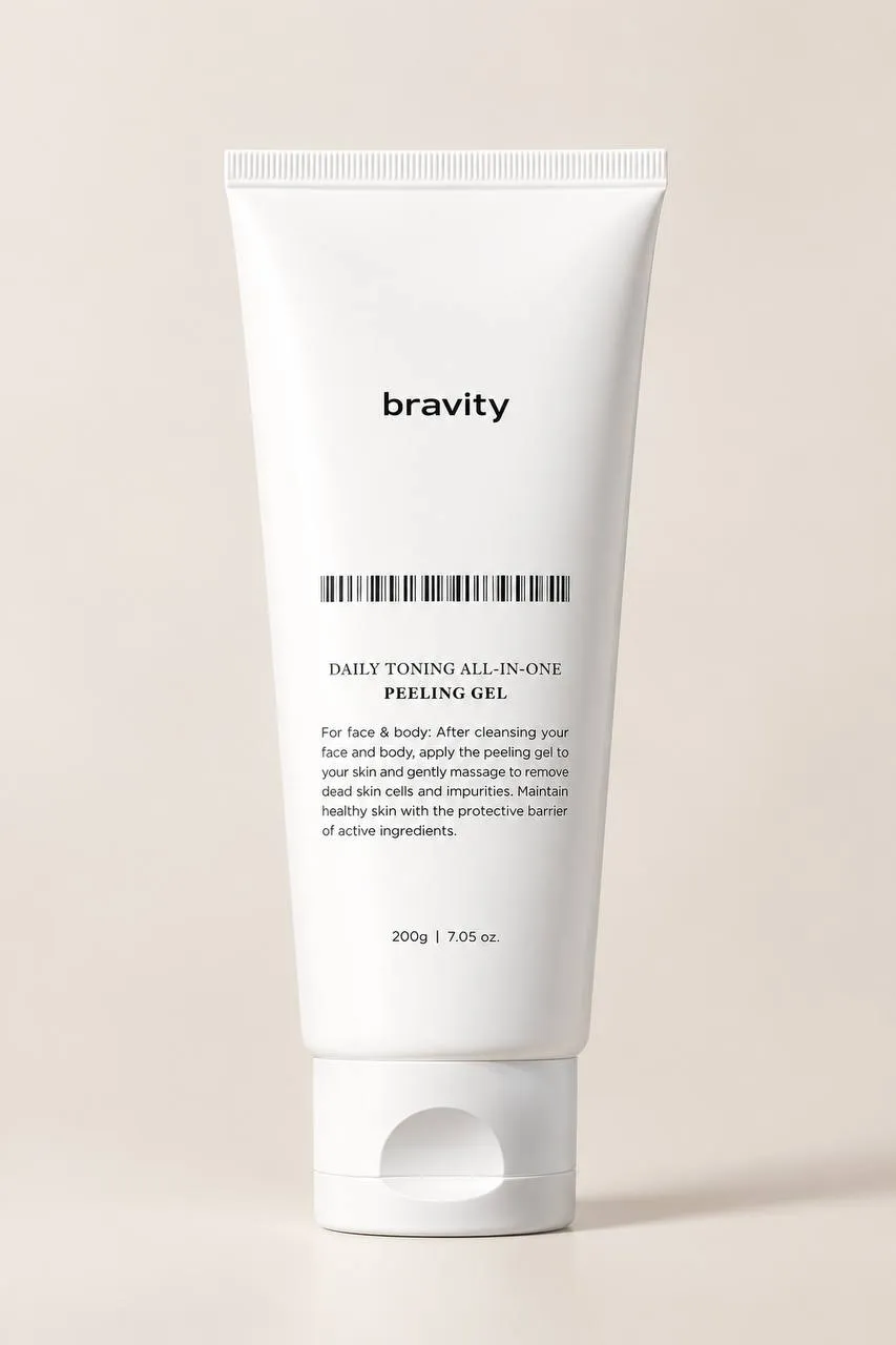 Гель-скатка для обличчя та тіла Daily Toning All In One Peeling Gel 200 г