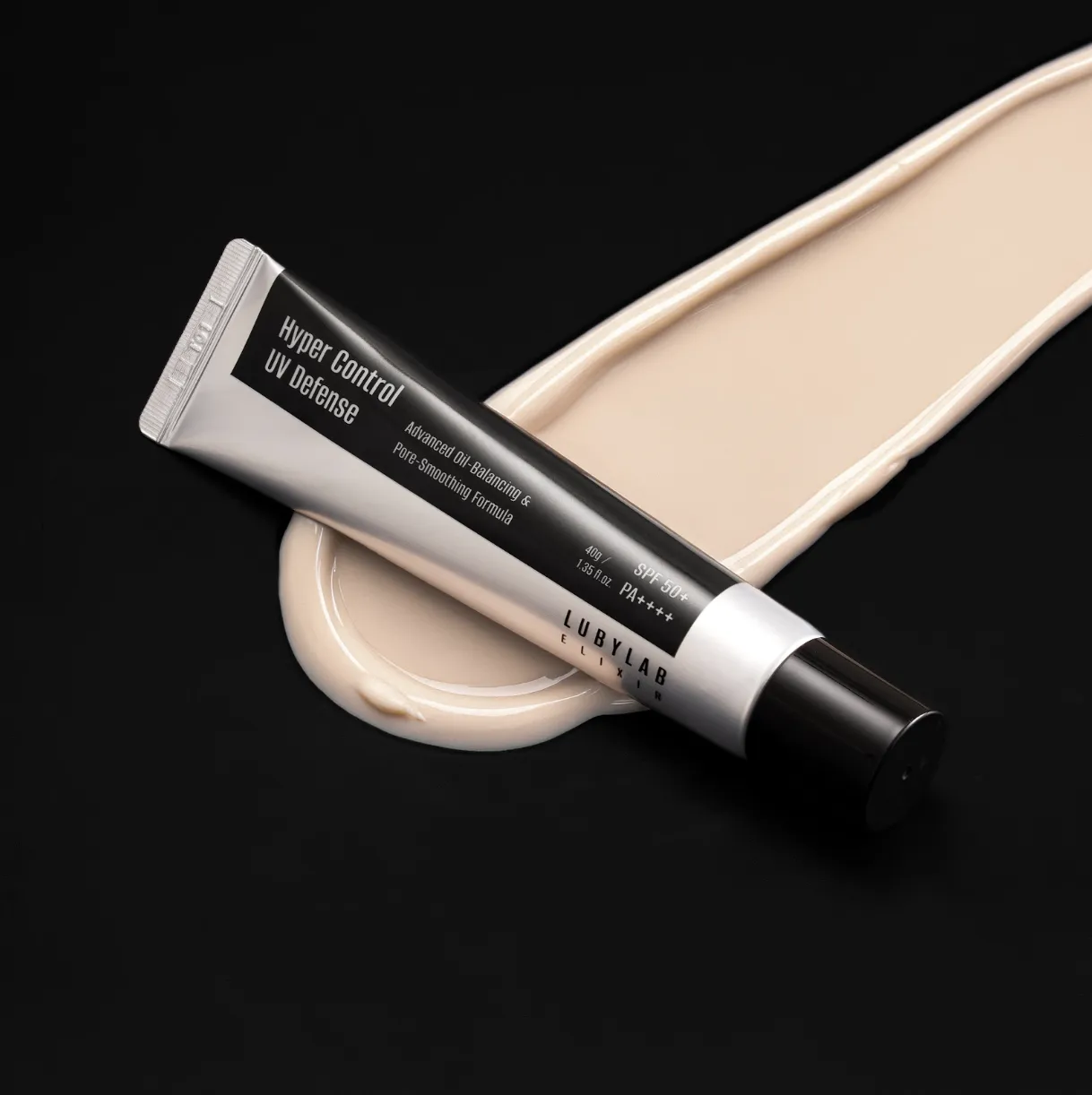 Сонцезахисний крем SPF50+ PA++++ із широким спектром захисту - LUBYLAB Hyper Control UV Defense 40 г